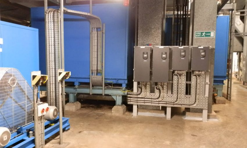 AHU power and control system upgrades
