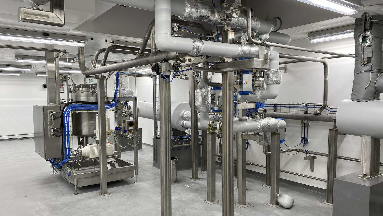 High purity stainless steel pipework for pharmaceuticals