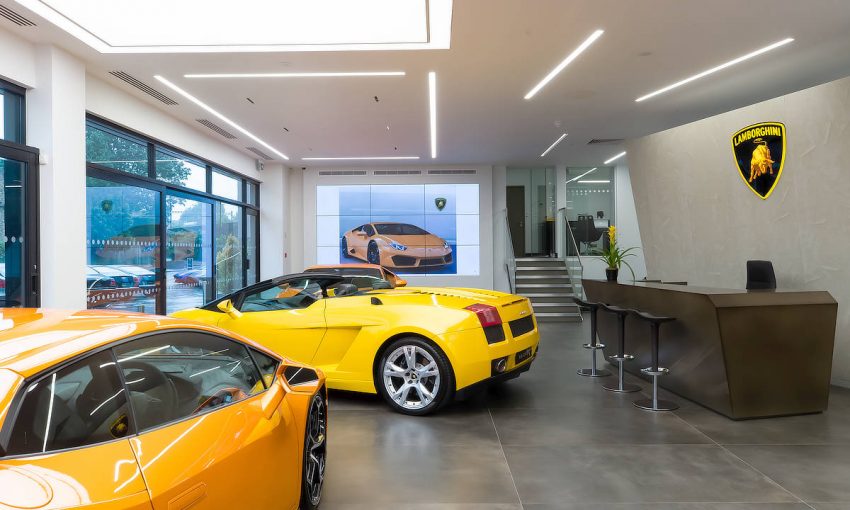 Lamborghini Showroom in Pangbourne, Berkshire