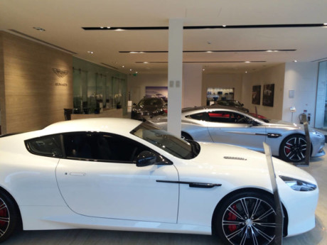 Aston Martin Pangbourne - car display