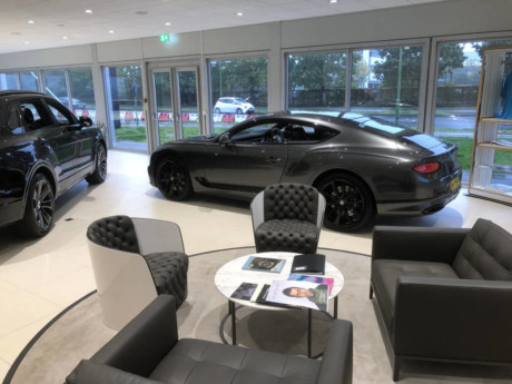 Bentley Lamborghini Hatfield. Customer lounge