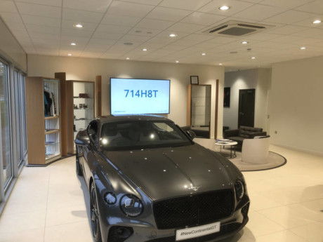 Bentley Lamborghini Hatfield. Bentley car display