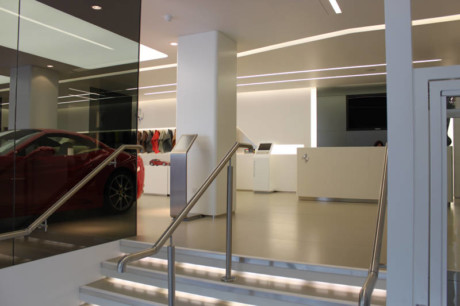 Ferrari Atelier @ Berkeley Hotel - entrance and reception