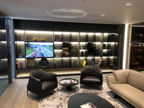 Ferrari Berkeley Square - customer lounge