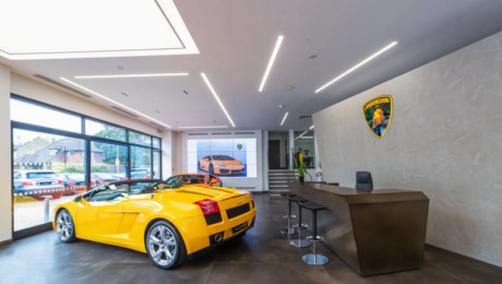 Lamborghini Pangbourne - car display