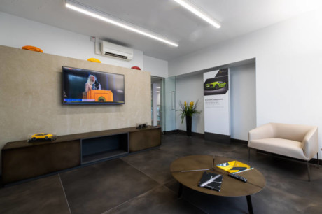 Lamborghini Pangbourne - customer lounge