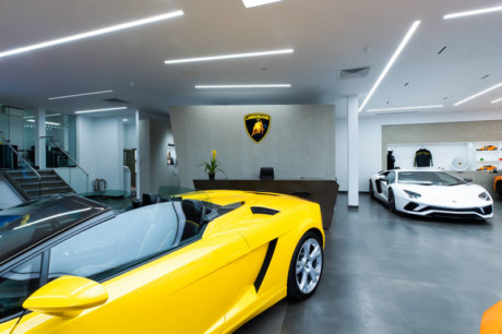 Lamborghini Pangbourne - reception