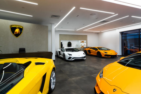 Lamborghini Pangbourne - reception