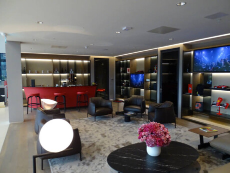 Ferrari Hatfield customer lounge