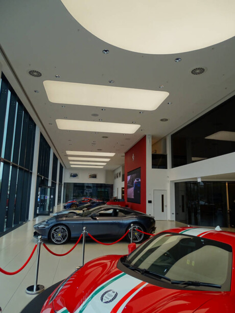 Ferrari Hatfield front of showroom
