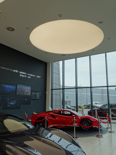 Ferrari Hatfield front of showroom