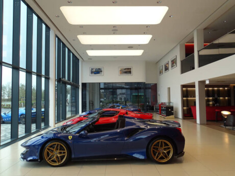 Ferrari Hatfield front of showroom