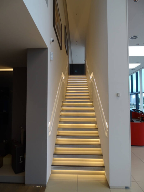 Ferrari Hatfield staircase lighting